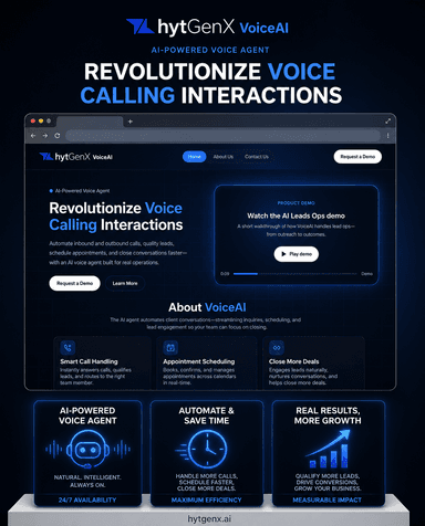 Voice AI Platform mobile preview