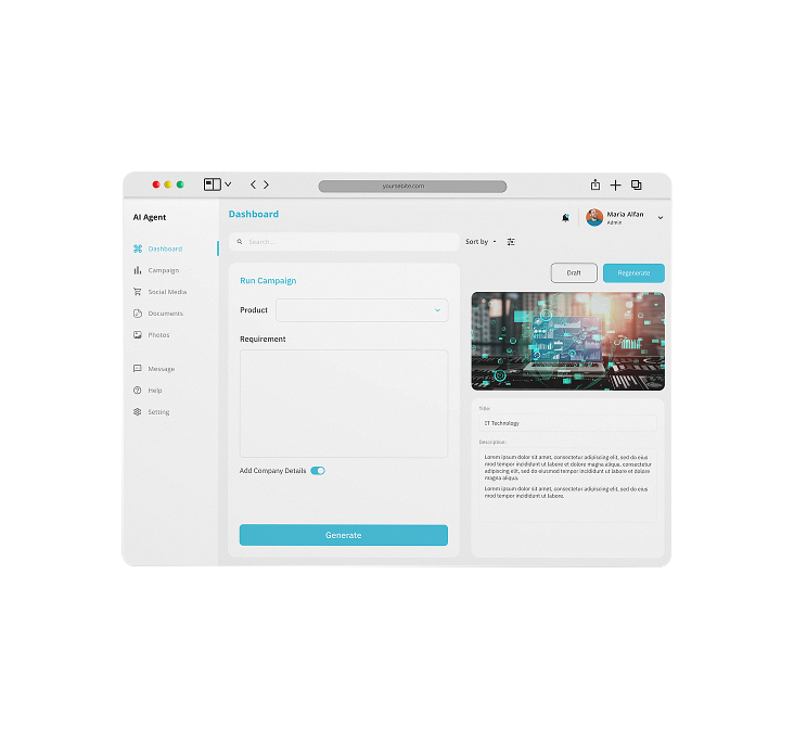 AI Agent for Social Media Campaign Management